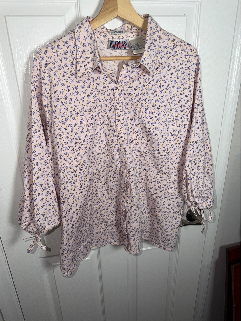Vintage Bill Blass Floral Blouse